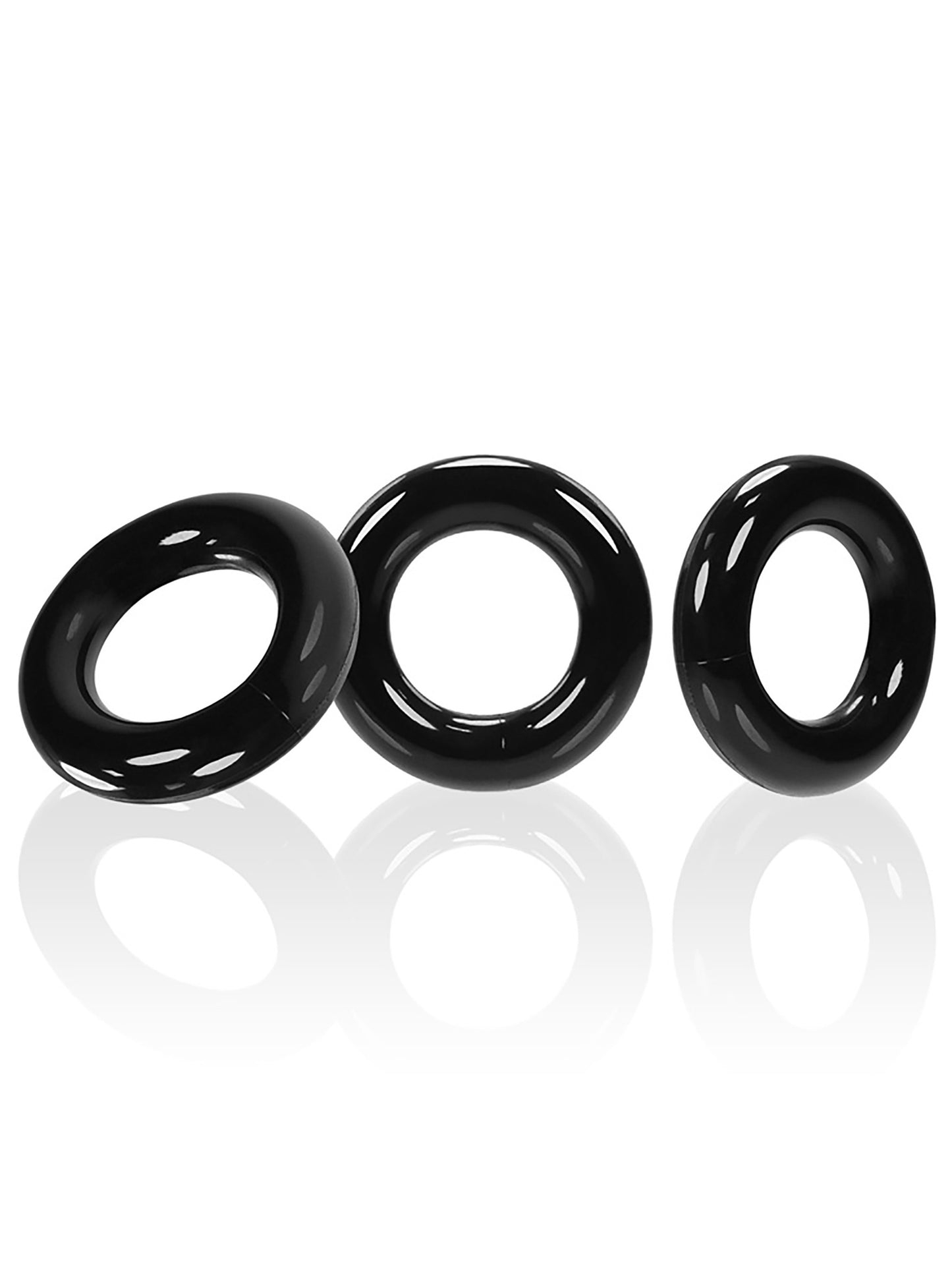 OXBALLS - Willy Rings - Super Stretch Cock Rings 3 pack set - Black