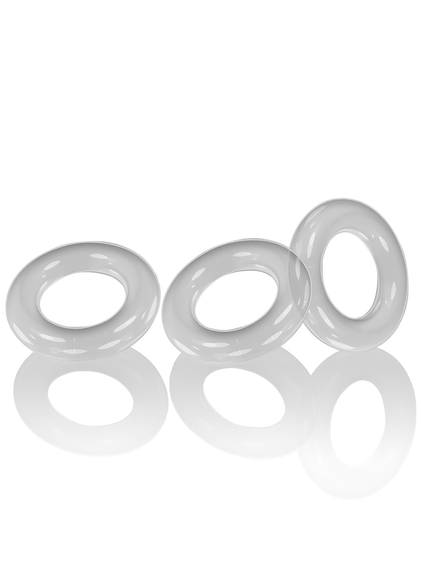 OXBALLS - Willy Rings - Super Stretch Cock Rings 3 pack set - Clear