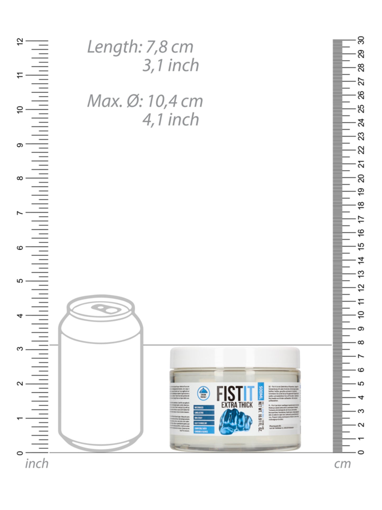 Fist It - Professional Extra Thick Lubricant - 500 ml