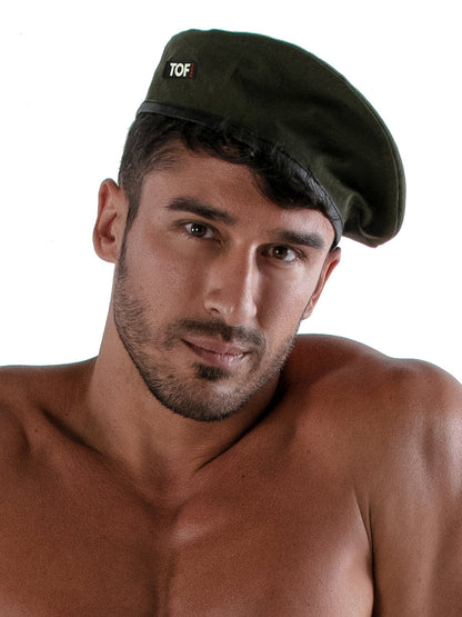 Tof Paris - Reversible Beret White and Khaki