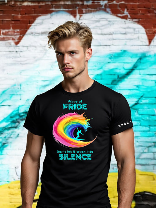 Rabo De Toro - Wave of Pride, Don’t Let It Crash Into Silence, Pride T-shirt