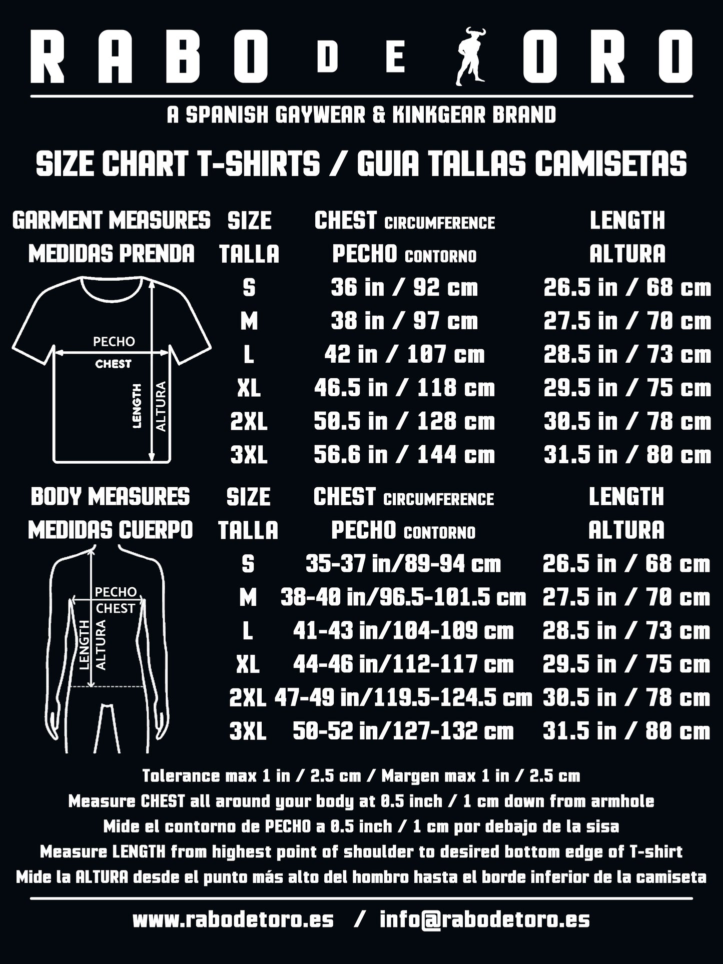 DOM Black T-Shirt with BDSM Hanky Code details