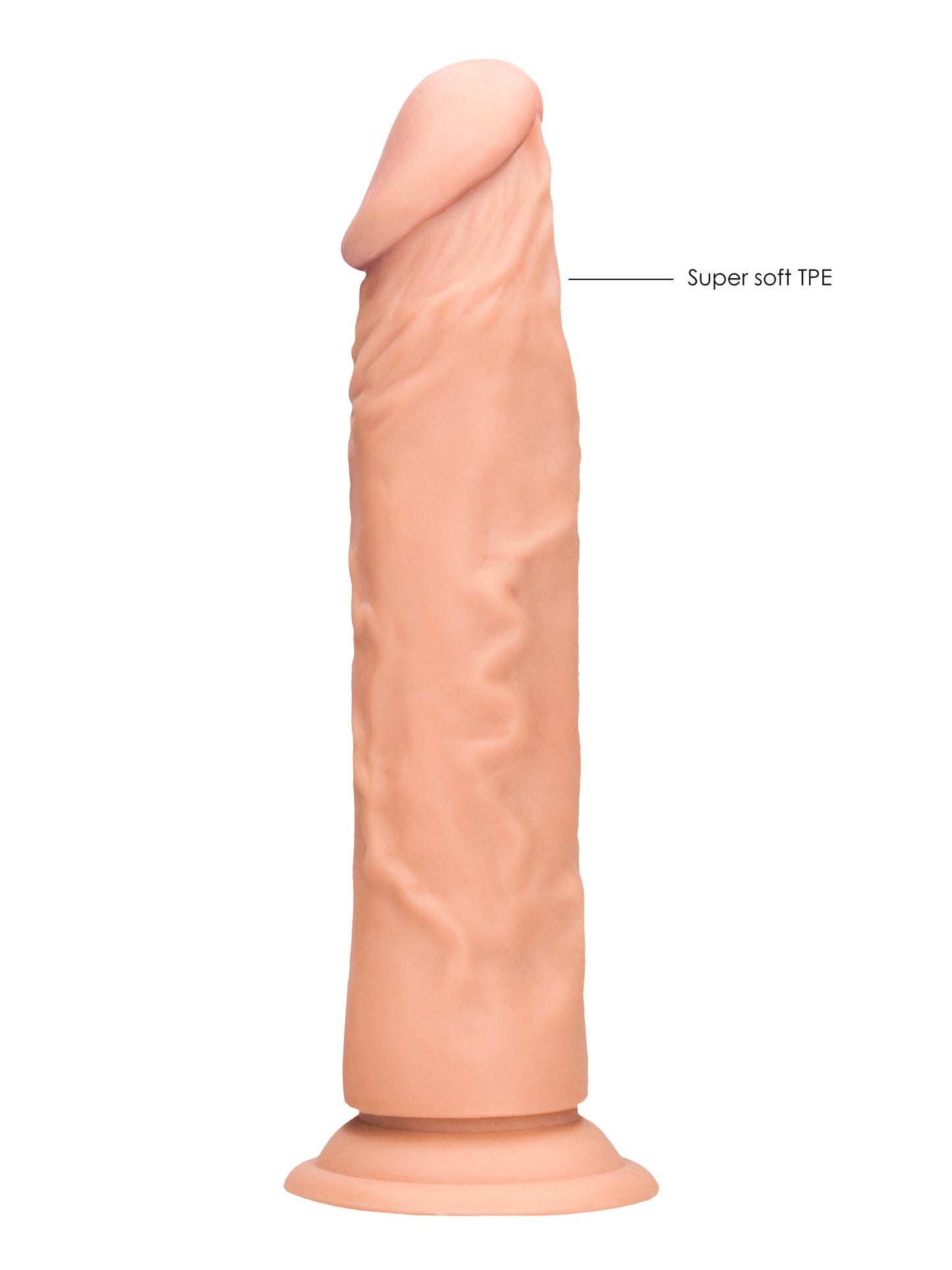 RealRock - Realistic Dong without Balls with Suction Cup Flesh 8" / 20 cm