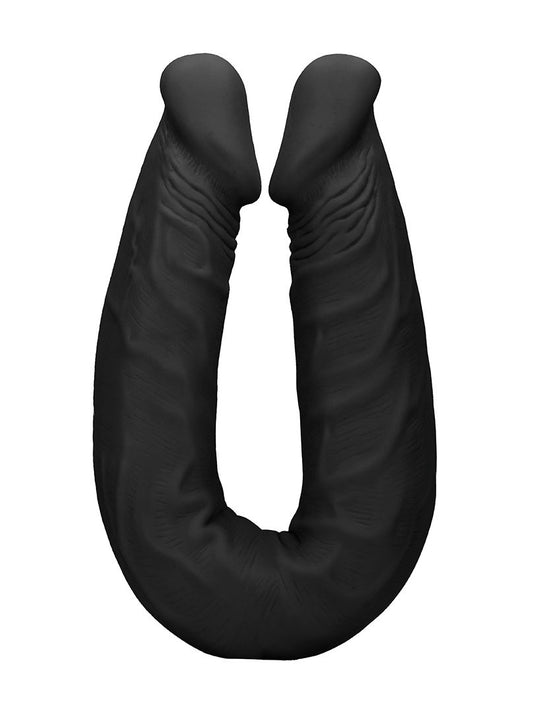 RealRock - Doble Dildo Realista Negro - 18" / 46 cm