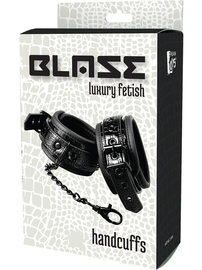 Blaze - HandCuffs Croco Black