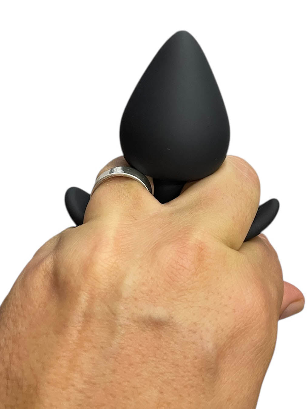 Rabo De Toro – Analplug aus Silikon mit Ankerbasis, MITTEL