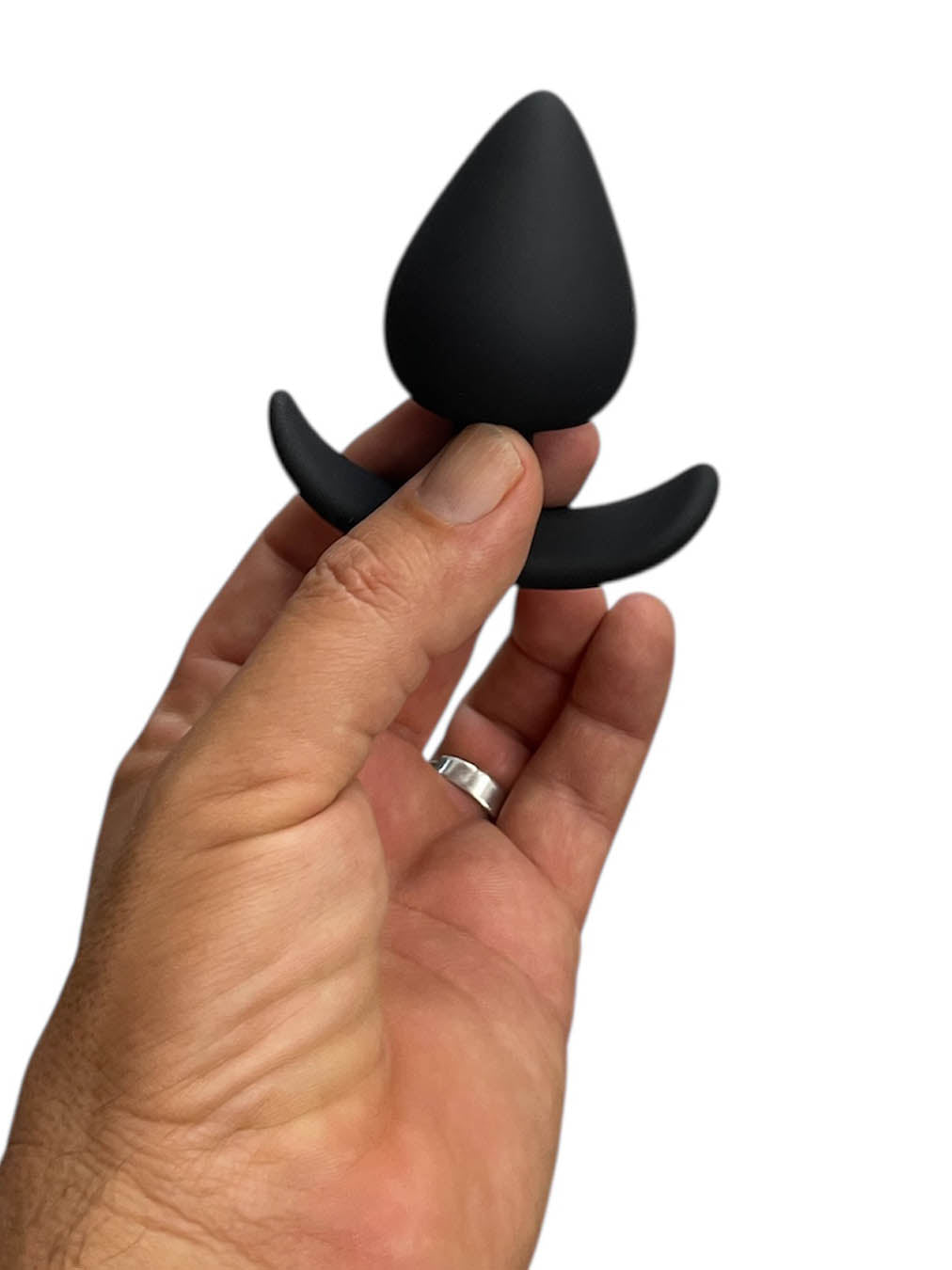 Rabo De Toro – Analplug aus Silikon mit Ankerbasis, MITTEL