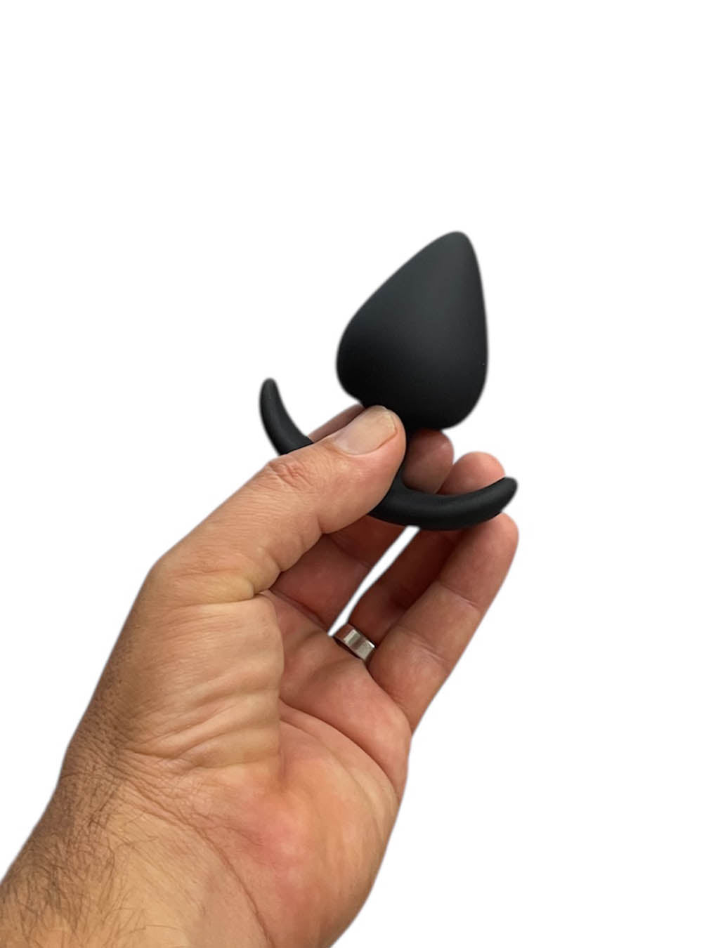 Rabo De Toro – Analplug aus Silikon mit Ankerbasis, MITTEL