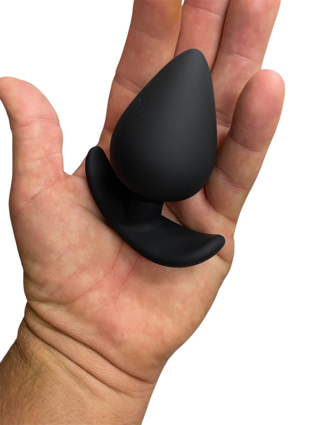 Rabo De Toro – Analplug aus Silikon mit Ankerbasis, MITTEL