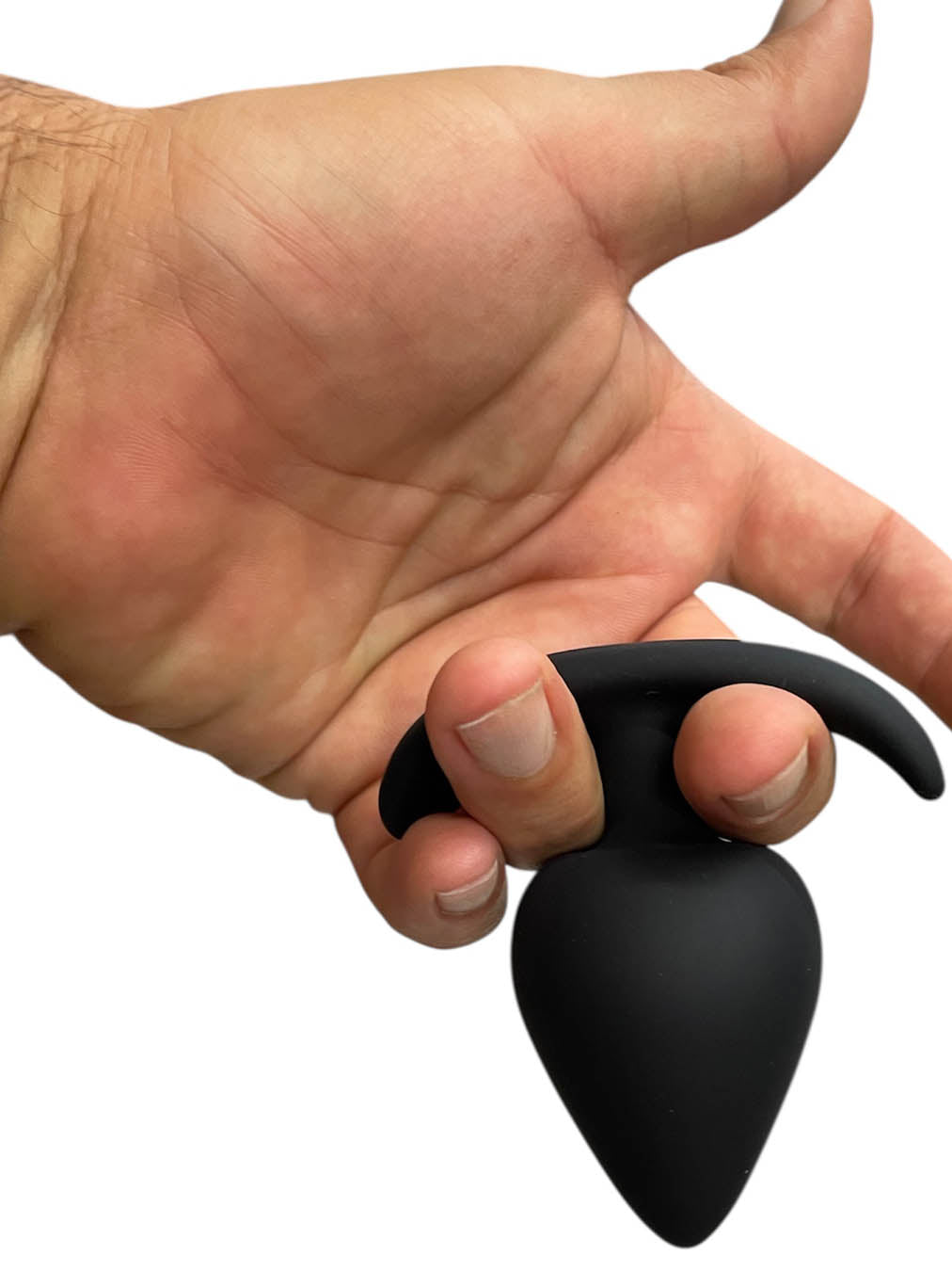 Rabo De Toro – Analplug aus Silikon mit Ankerbasis, MITTEL