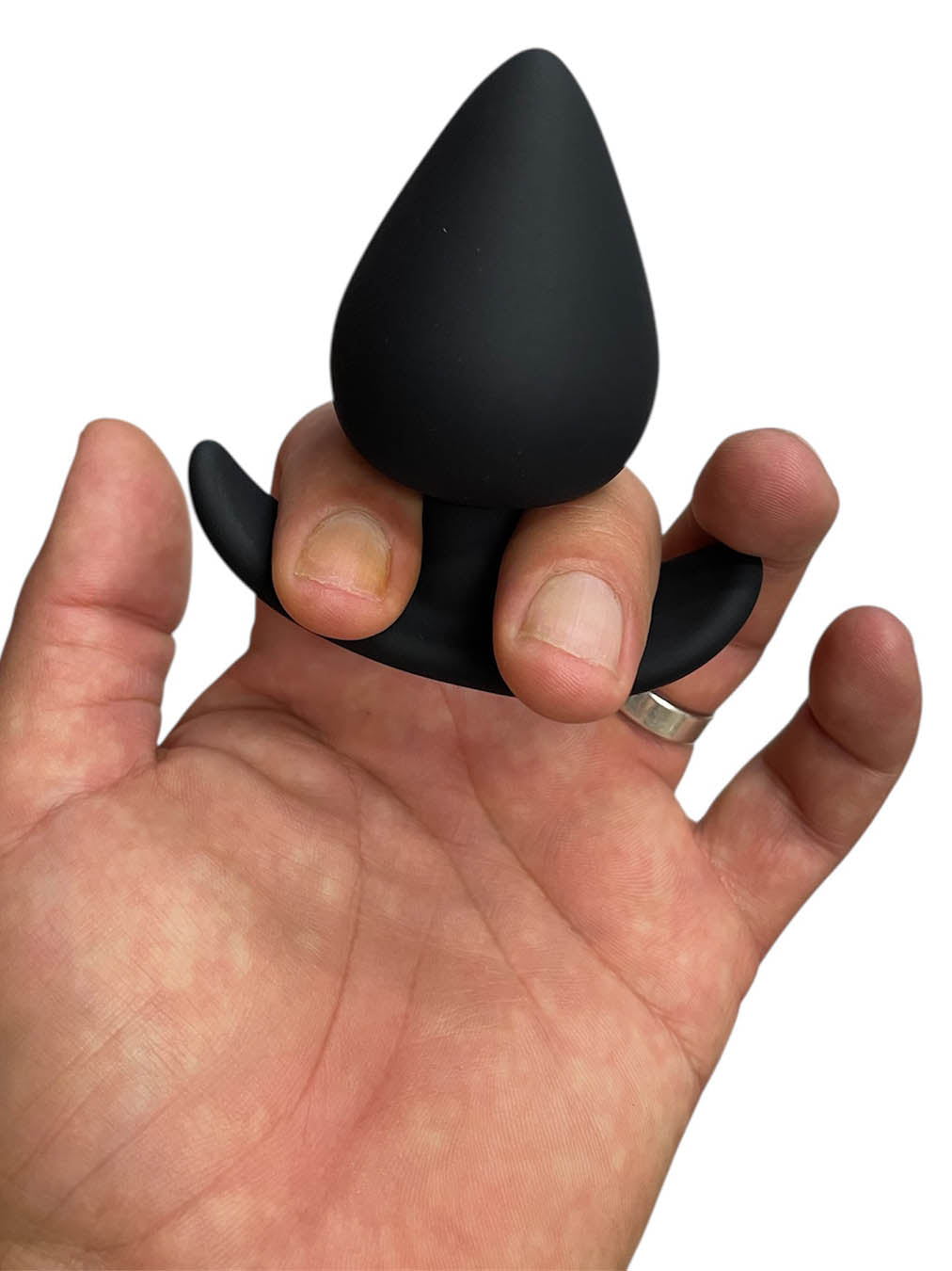 Rabo De Toro – Analplug aus Silikon mit Ankerbasis, MITTEL