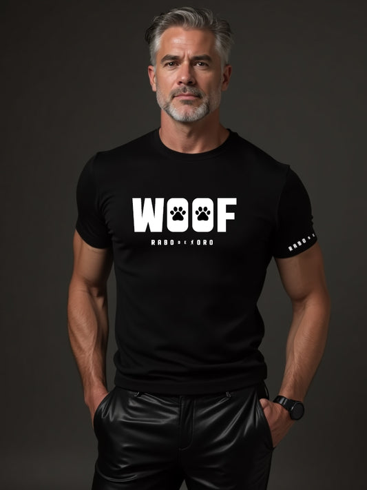 Rabo De Toro - Camiseta WOOF Negra 