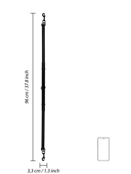 Ouch! - Adjustable Spreader Bar - Black