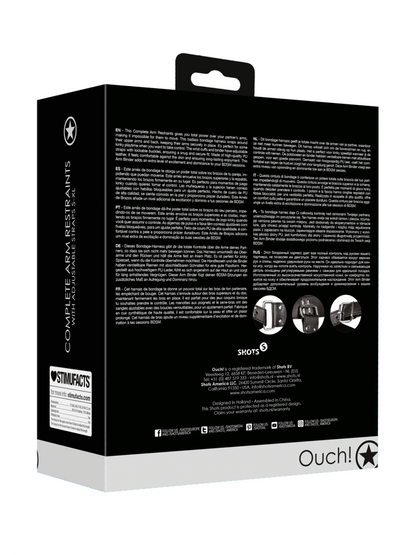 Ouch! - Complete Arm Restraints - Black