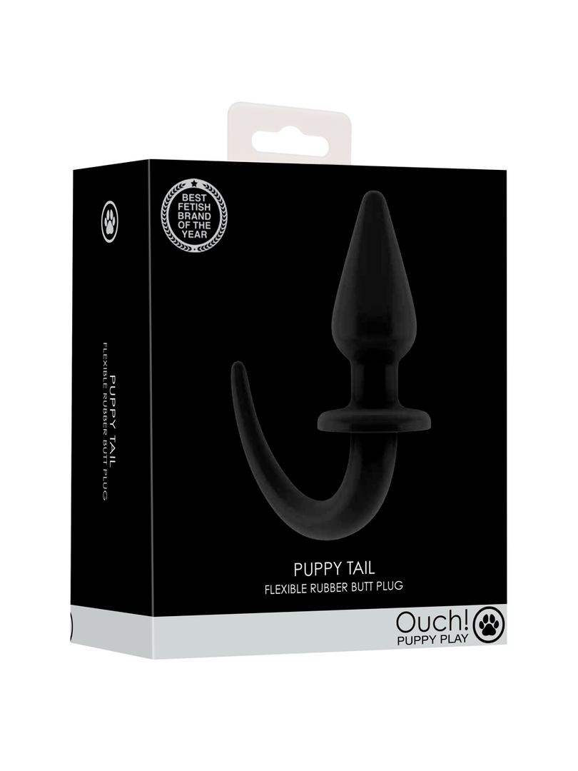 ¡Ouch! - Puppy Tail - Plug Anal de Goma Flexible