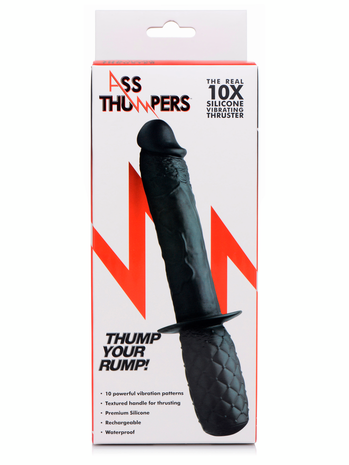 XR Brands - Ass Thumper Realistic Vibrator with 10 Speeds