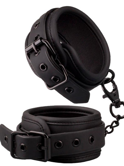 InToYou - Black Shadow Handcuffs Vegan Leather