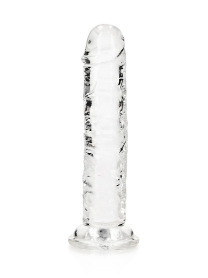 RealRock - Crystal Clear Realistic Dildo without Balls - 9" / 23 cm