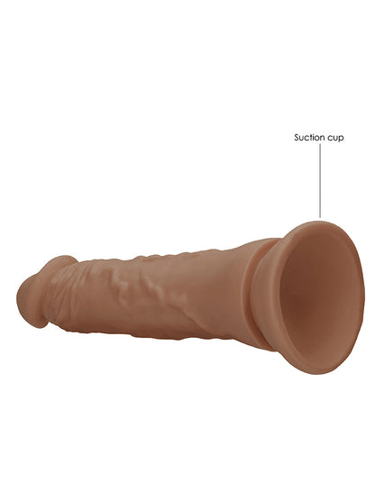 RealRock - Realistic Dong without Balls with Suction Cup Tan 8" / 20 cm