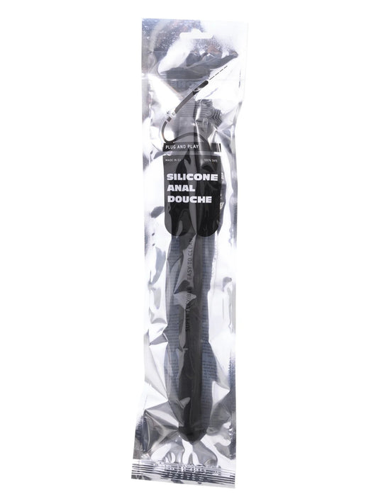 All Black  - Silicone Anal Douche - Mega Ripple SA07