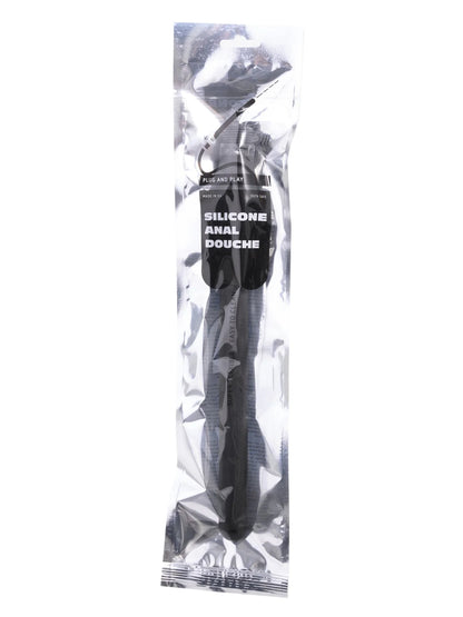 All Black  - Silicone Anal Douche - Stopper SA03