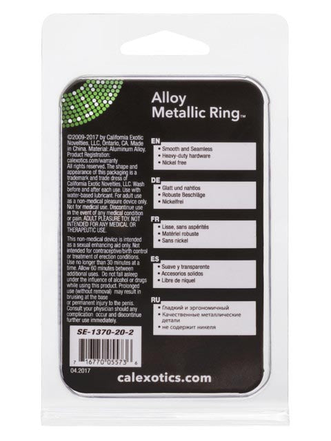 CalExotics - Alloy Metallic Ring™ - Large