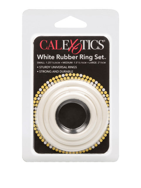 CalExotics - White Rubber Ring™ - 3 Piece Set