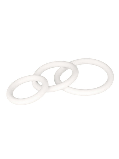 CalExotics - White Rubber Ring™ - 3 Piece Set