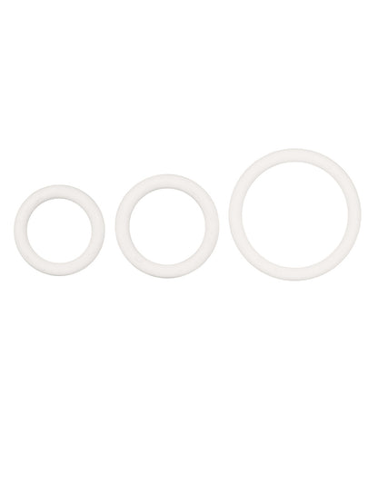 CalExotics - White Rubber Ring™ - 3 Piece Set