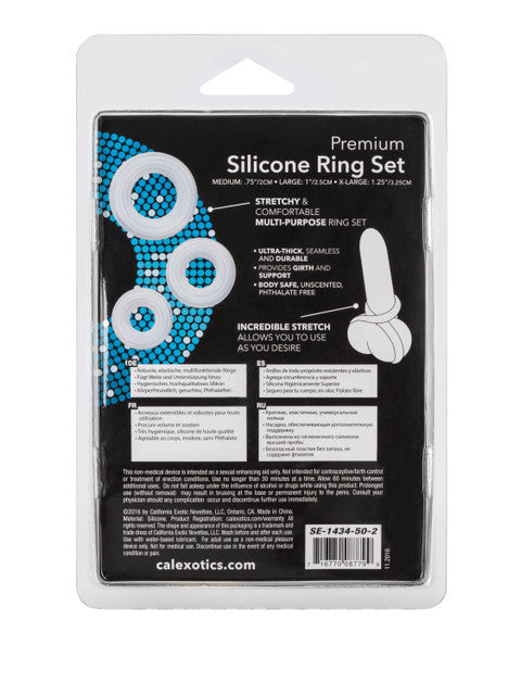 CalExotics - Premium Silicone Ring Set
