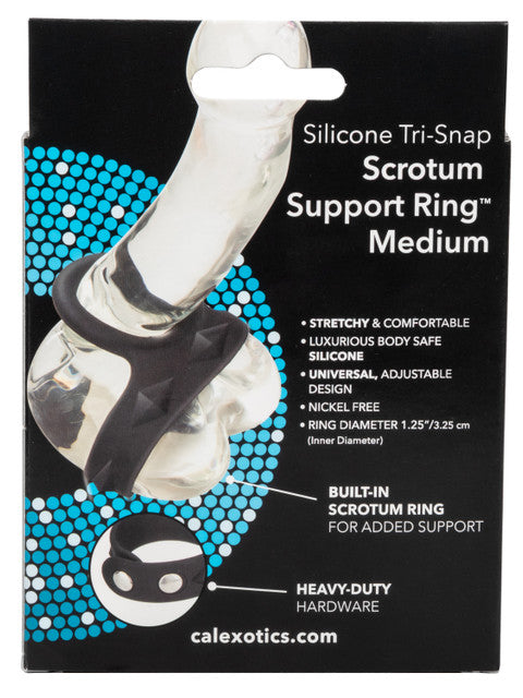 Silicone Tri-Snap Scrotum Support Ring™ - Mediano