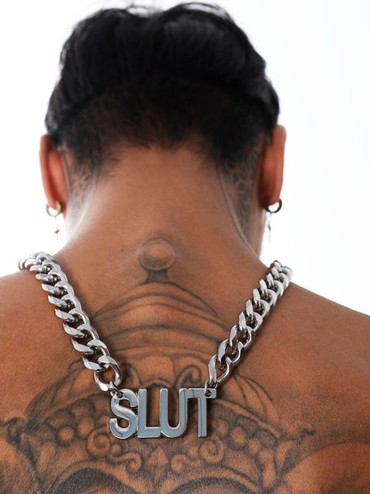 Rabo de Toro - SLUT Fetish Chain with Clasp