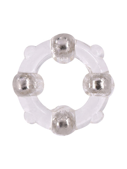 MenzStuff - Stud Cock Ring Clear