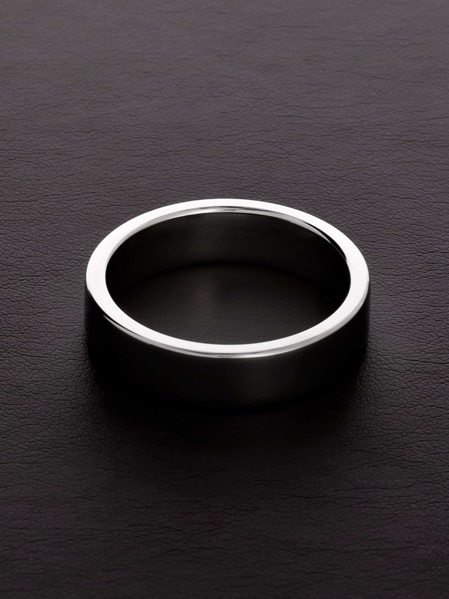 Triune - Cockring de acero Flat 12 x 50 mm