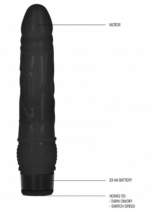 Shots - GC Thin Realistic Dildo Vibrator - 8" / 20 cm