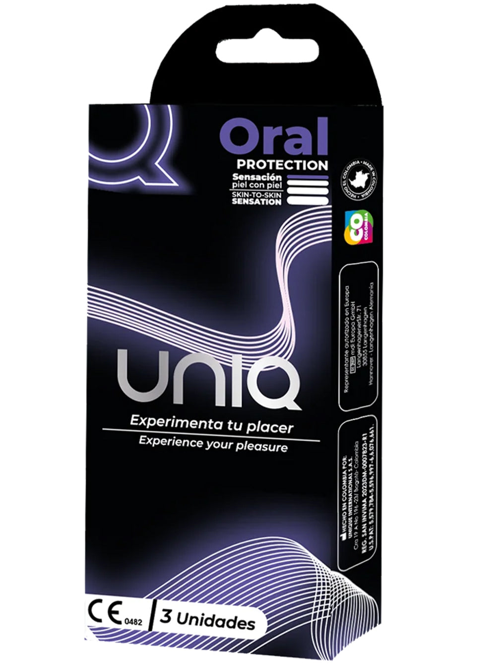 UNIQ - ORAL LOVE - Latex-Free Oral Mask - 3 pcs.