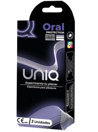 UNIQ - ORAL LOVE - Latex-Free Oral Mask - 3 pcs.