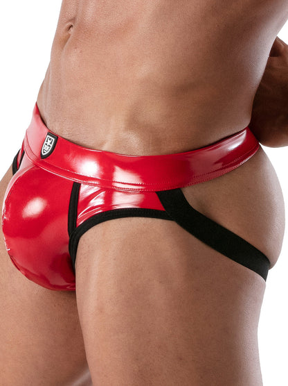 Tof Paris - Vinyl Jockbriefs Red