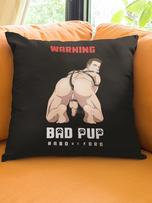 Rabo DeToro - NSFW Warning Bad PUP - Funda de Cojín BDSM 