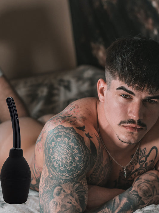 BASIX TOYS - Pear Anal Douche Black XL - 310 ml