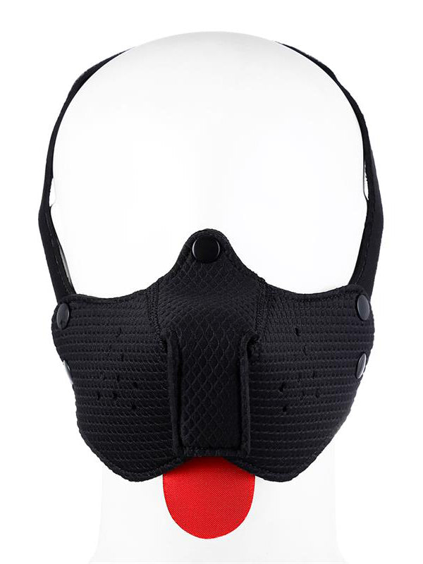 A-Gusto - Adjustable Neoprene Dog Muzzle Black