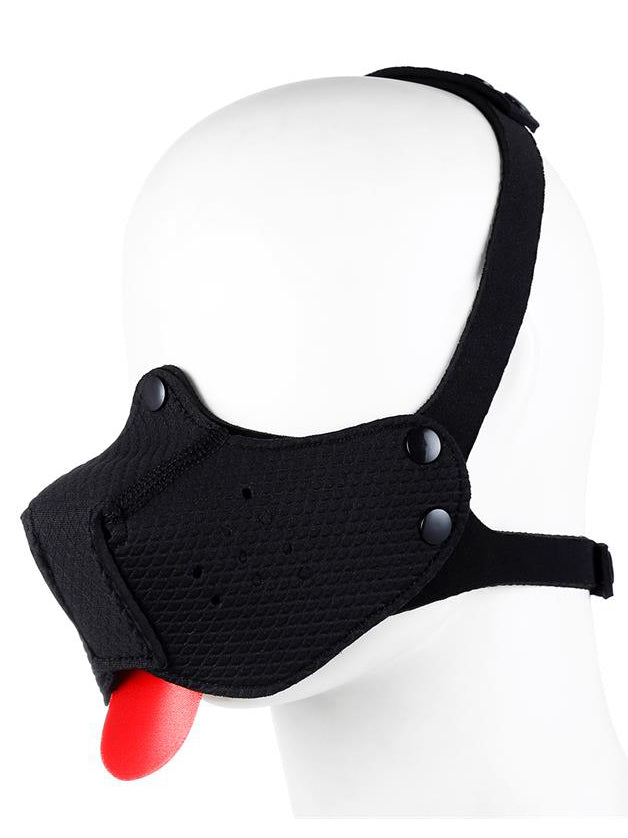 A-Gusto - Adjustable Neoprene Dog Muzzle Black