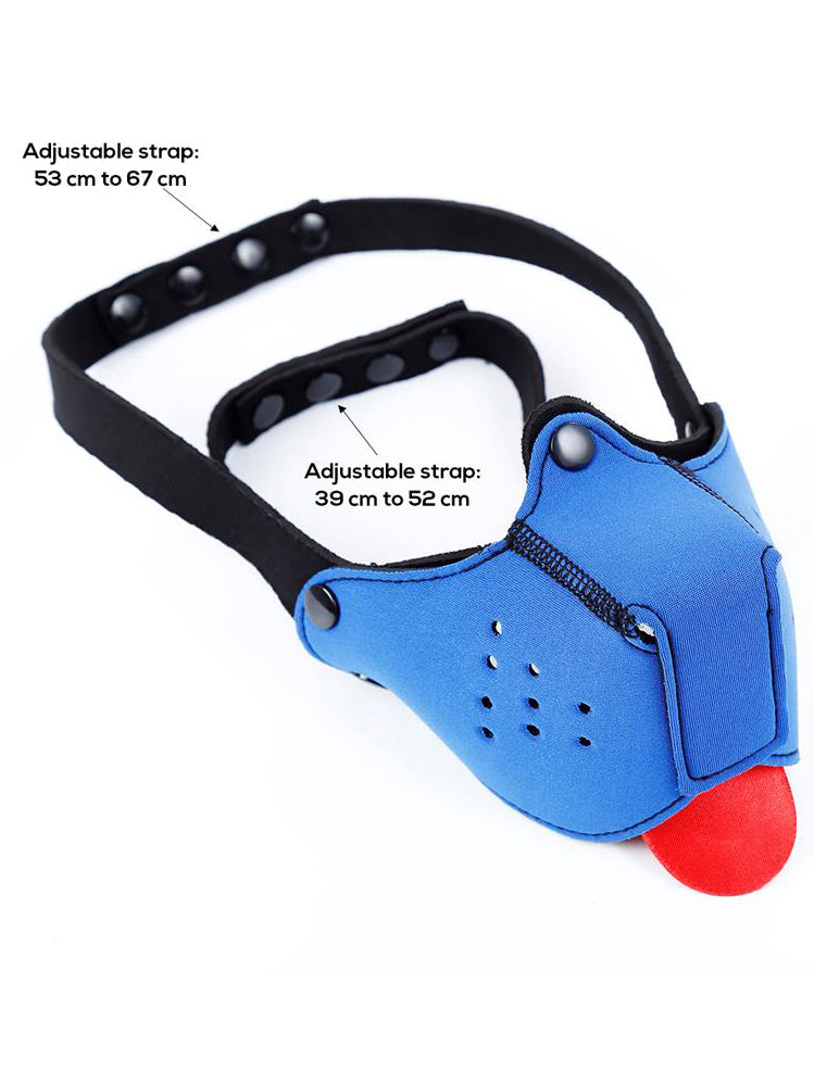 A-Gusto - Adjustable Neoprene Dog Muzzle Blue