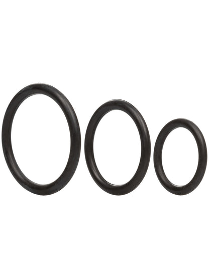CalExotics -  Black Rubber Ring Set