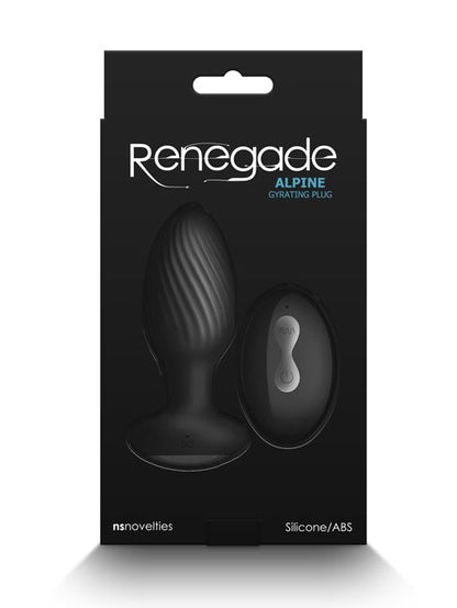 Renegade - Alpine - 360Twister Vibrating Anal Plug & Remote
