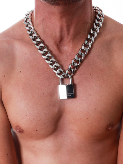 Rabo de Toro - SLAVE Thick Fetish Chain with Padlock