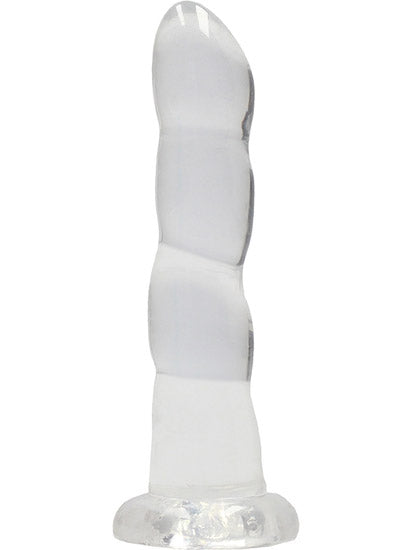 RealRock - Crystal Clear Non-Realistic Dildo with Suction Cup 7" / 17 cm