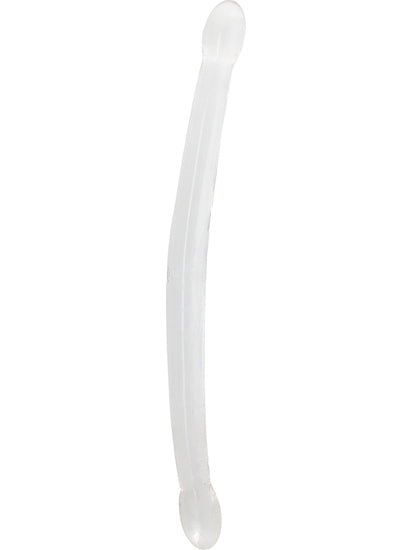 RealRock - Crystal Clear Non-Realistic Double Dong 17" / 42 cm