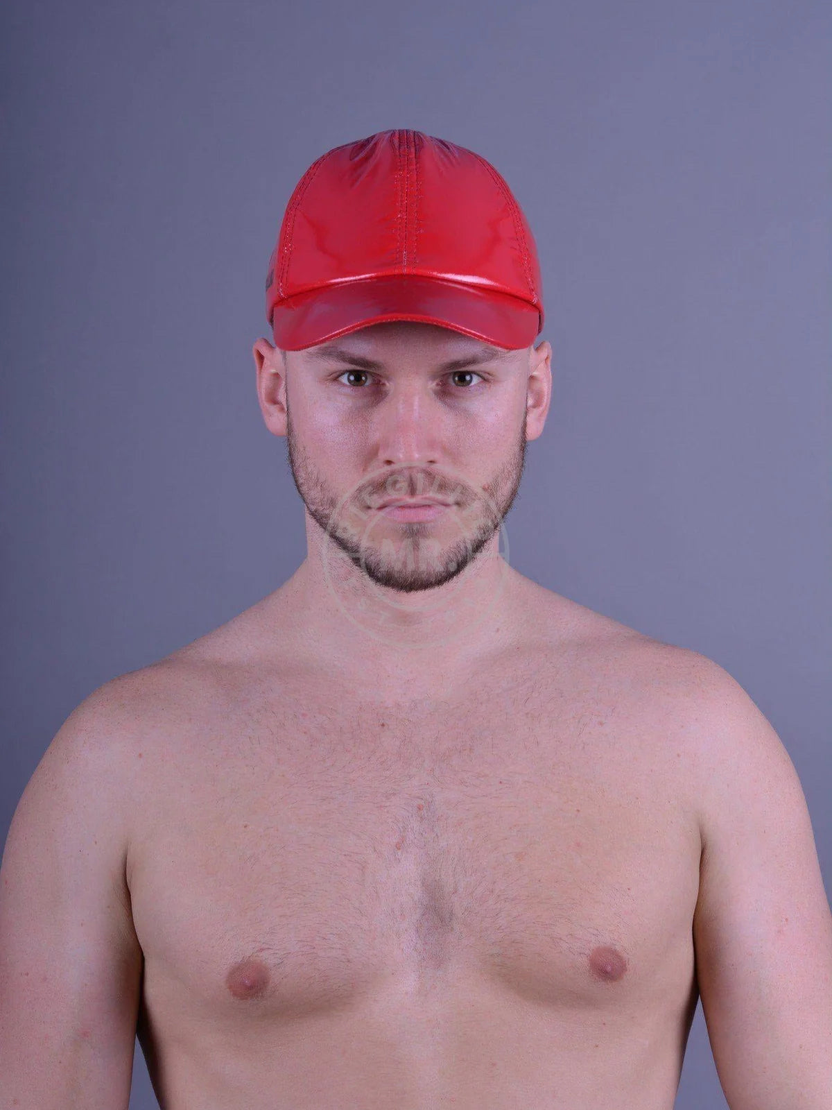 MR. ¡Riegillio - Gorra de PVC Rojo