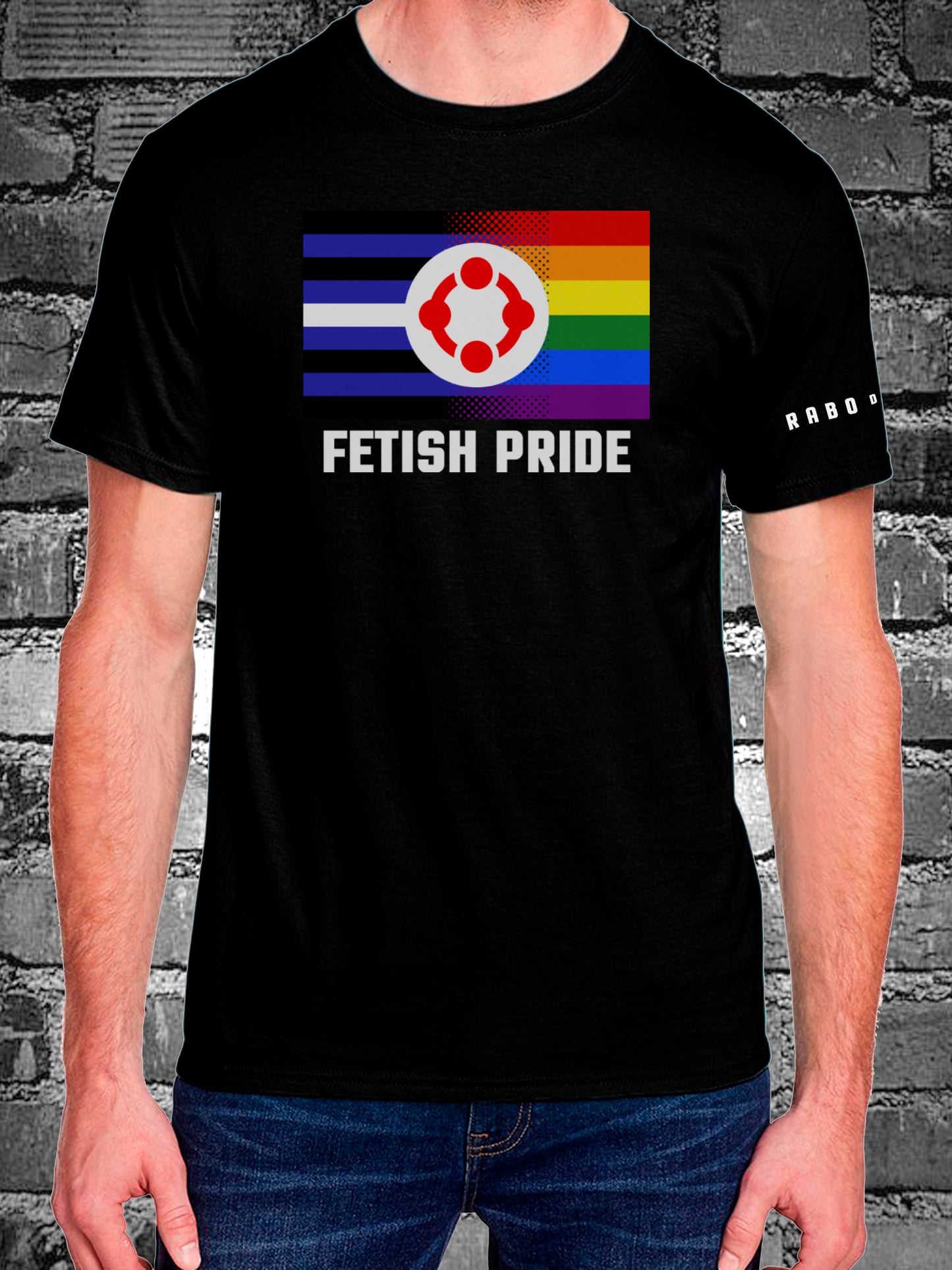 Rabo De Toro - Camiseta Negra FETISH PRIDE (ORGULLO FETICHE)